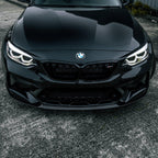 MHC+ BMW M2 Competition Performance Style Front Splitter In Gloss Pre Preg Carbon Fibre (F87C)