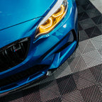 MHC+ BMW M2 Competition Performance Style Front Splitter In Gloss Pre Preg Carbon Fibre (F87C)