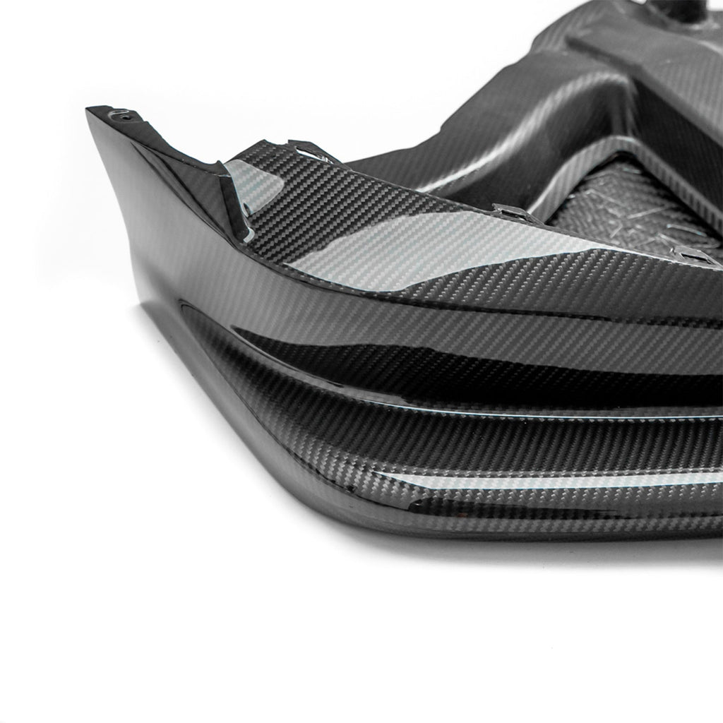 MHC+ BMW M3/M4 GT4 Style Front Splitter In Pre Preg Carbon Fibre (G80/G81/G82/G83)