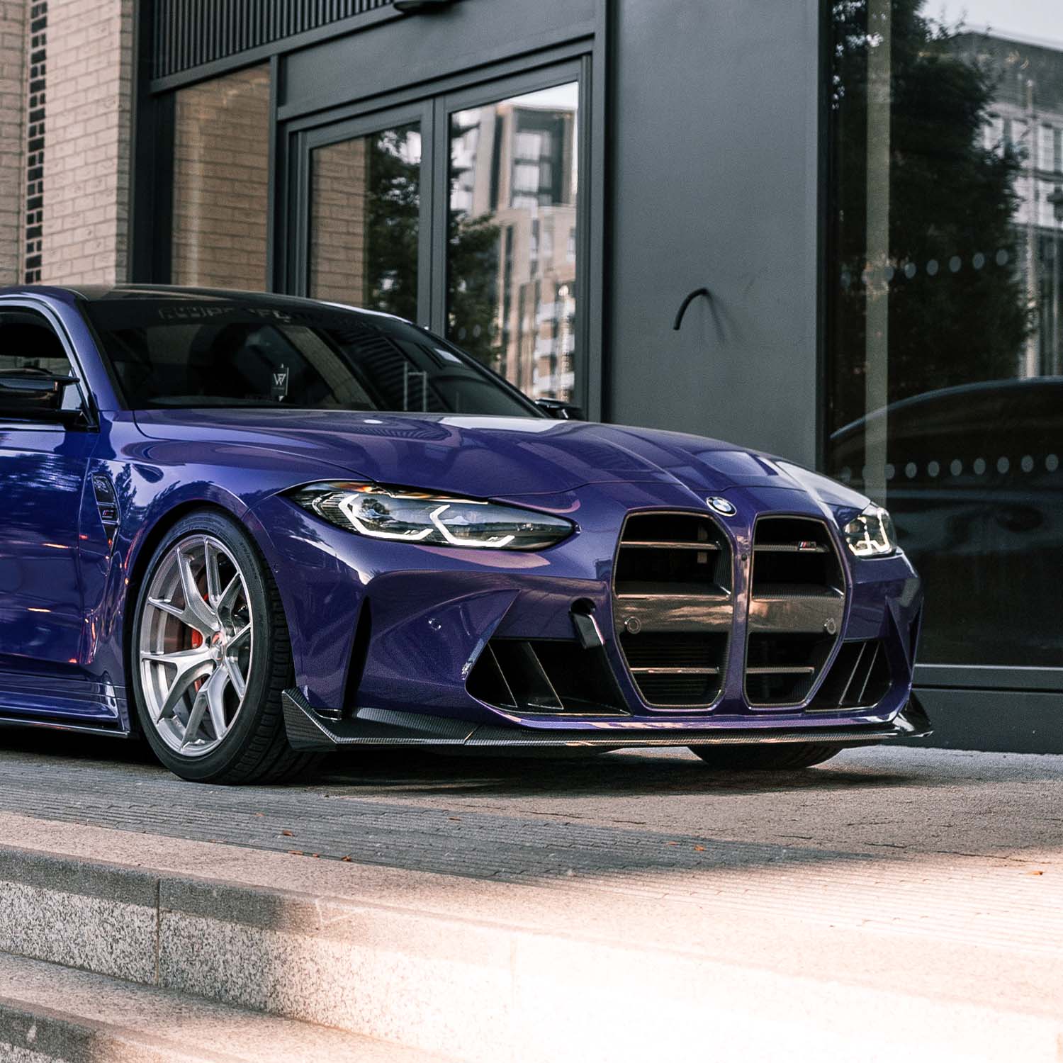 MHC+ BMW M3/M4 CSL Style Front Splitter In Pre Preg Carbon Fibre (G80/G81/G82/G83)