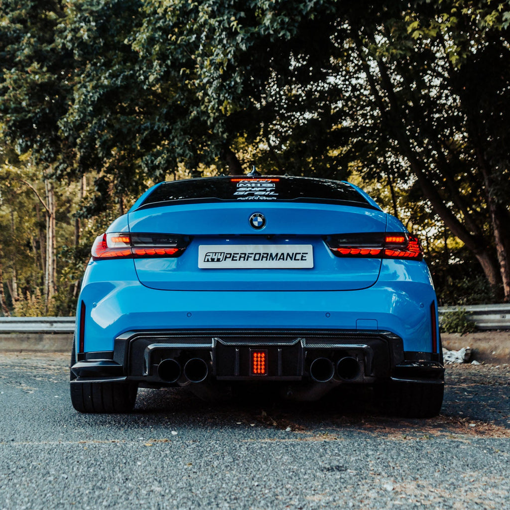 MHC+ BMW M3/M4 Low Line Styling Kit In Gloss Pre Preg Carbon Fibre (G80/G82/G83)