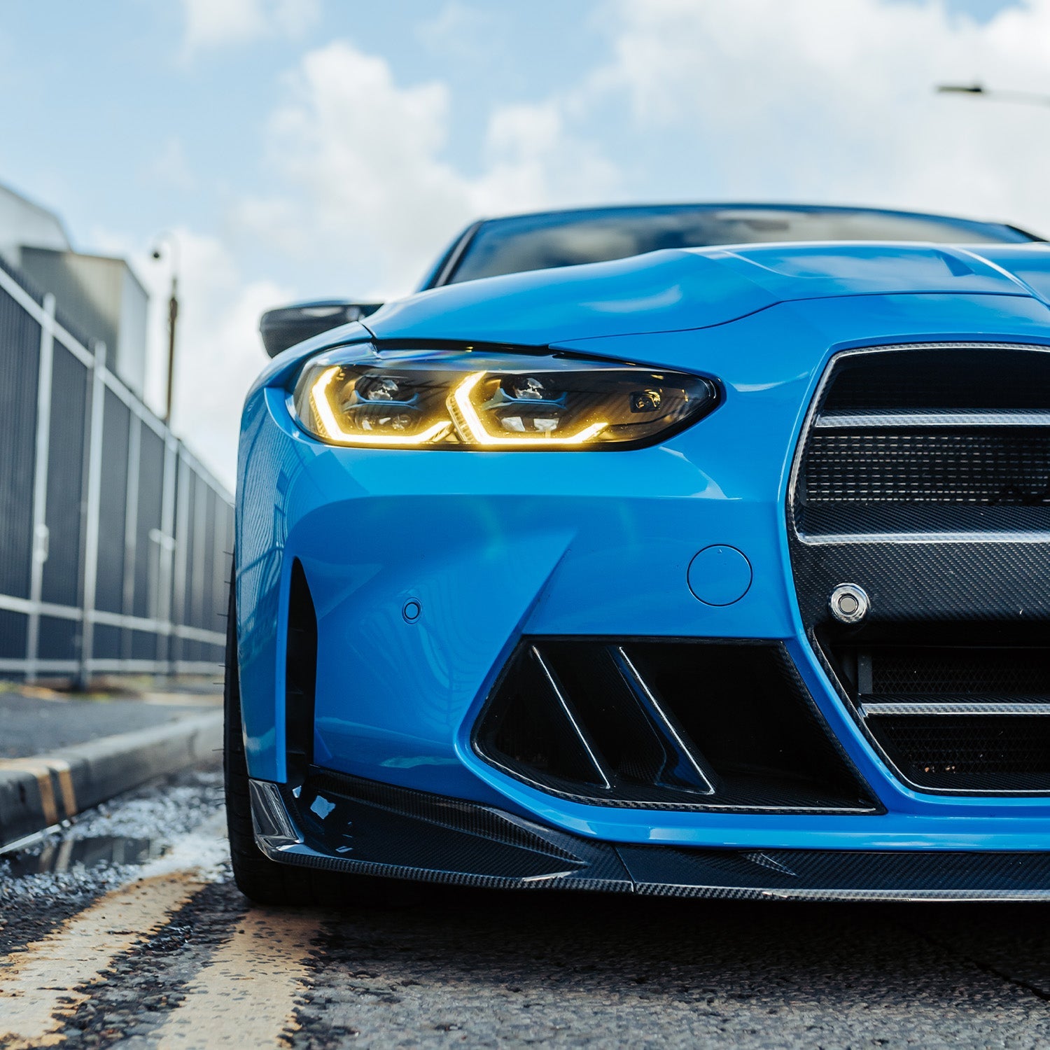 MHC+ BMW M3/M4 SP2 Front Splitter In Pre Preg Carbon Fibre (G80/G81/G82/G83)