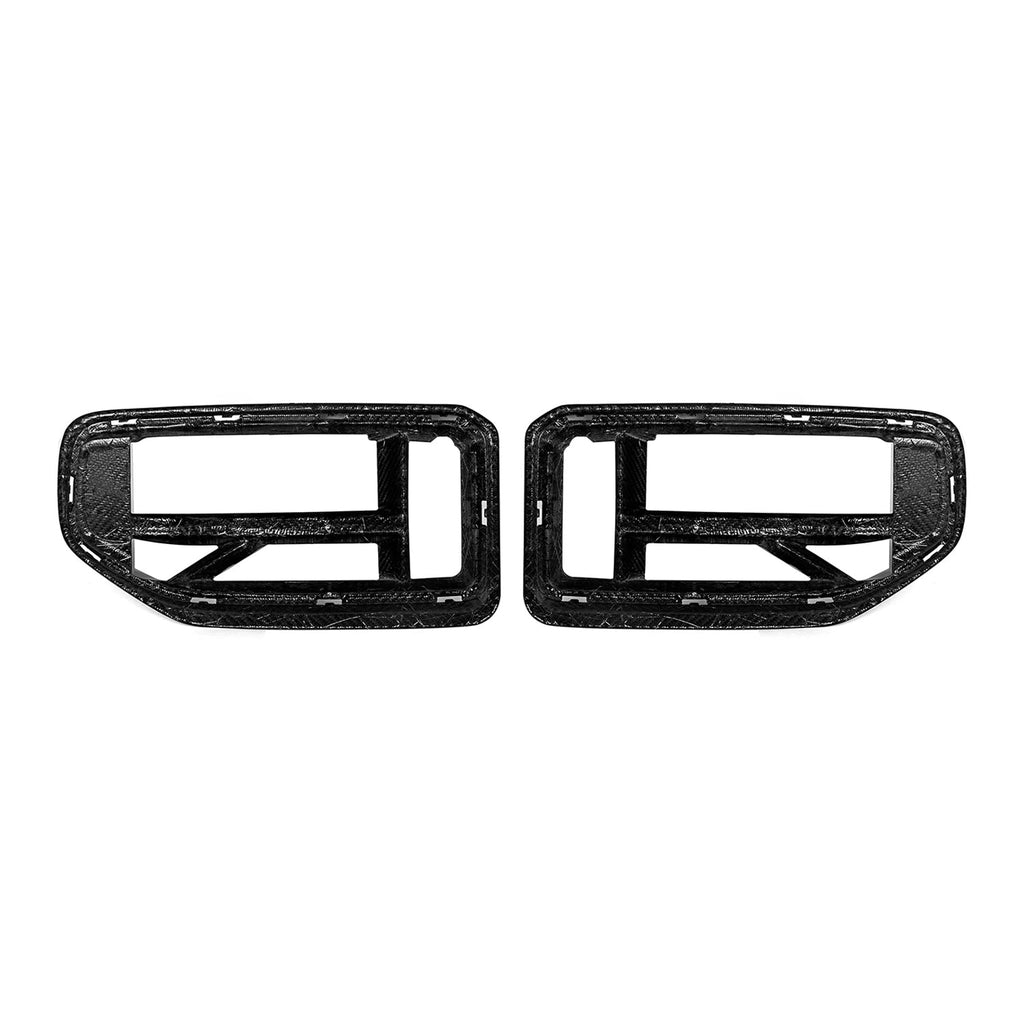 MHC+ BMW G87 M2 CSL Style Front Grilles In Pre Preg Gloss Carbon Fibre