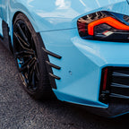 MHC+ BMW M2 G87 Performance Style Rear Side Fender Trims In Pre Preg Gloss Carbon Fibre (G87)