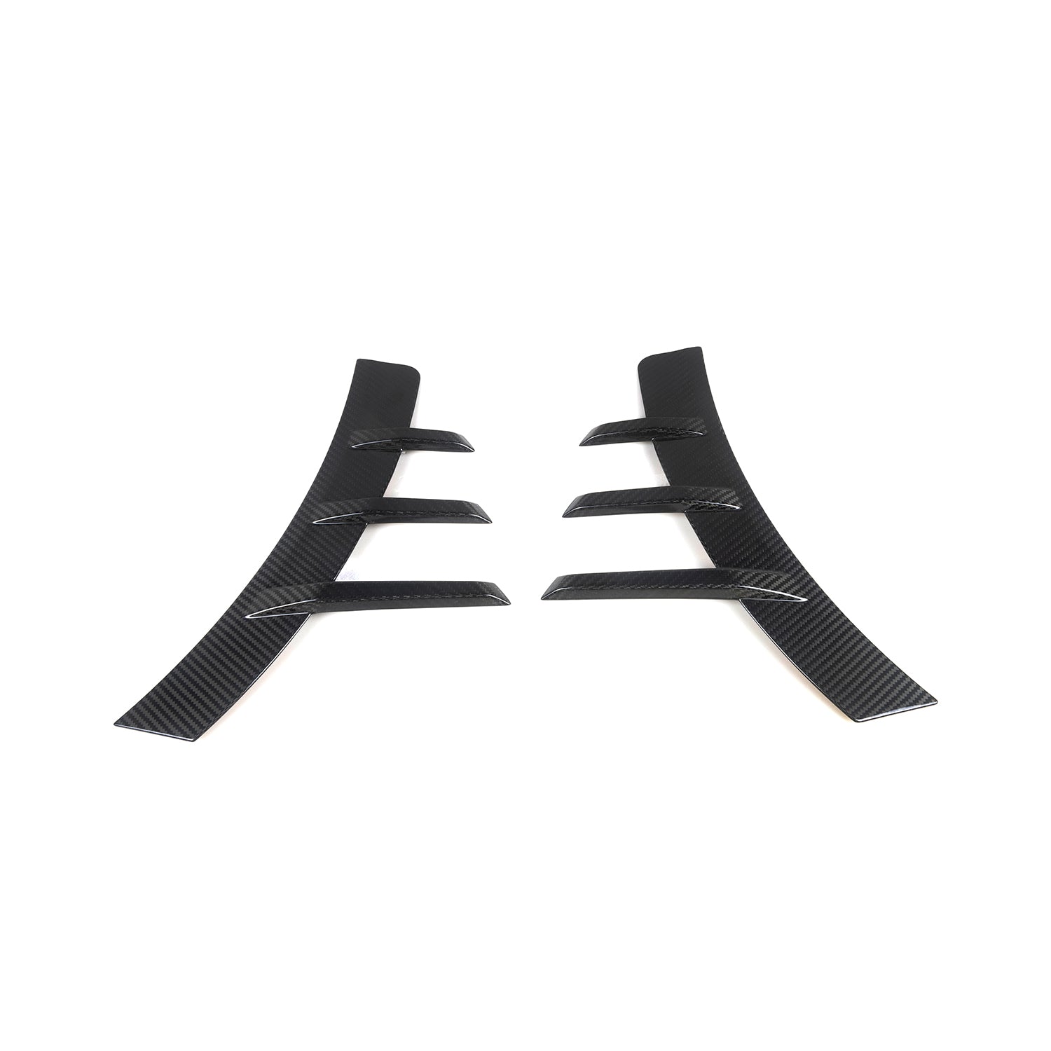 MHC+ BMW M2 G87 Performance Style Rear Side Fender Trims In Pre Preg Gloss Carbon Fibre (G87)