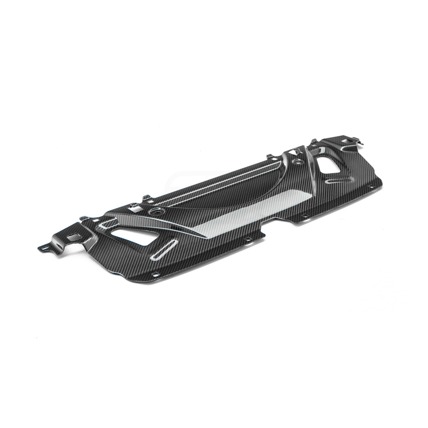 MHC+ BMW G90 & G99 M5 Full Replacement Radiator Cooling Shroud Slam Panel In Pre Preg Carbon Fibre