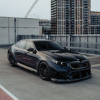 MHC+ BMW G90 & G99 M5 SP90 Front Splitter In Gloss Pre Preg Carbon Fibre