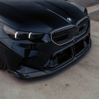 MHC+ BMW G90 & G99 M5 SP90 Front Splitter In Gloss Pre Preg Carbon Fibre