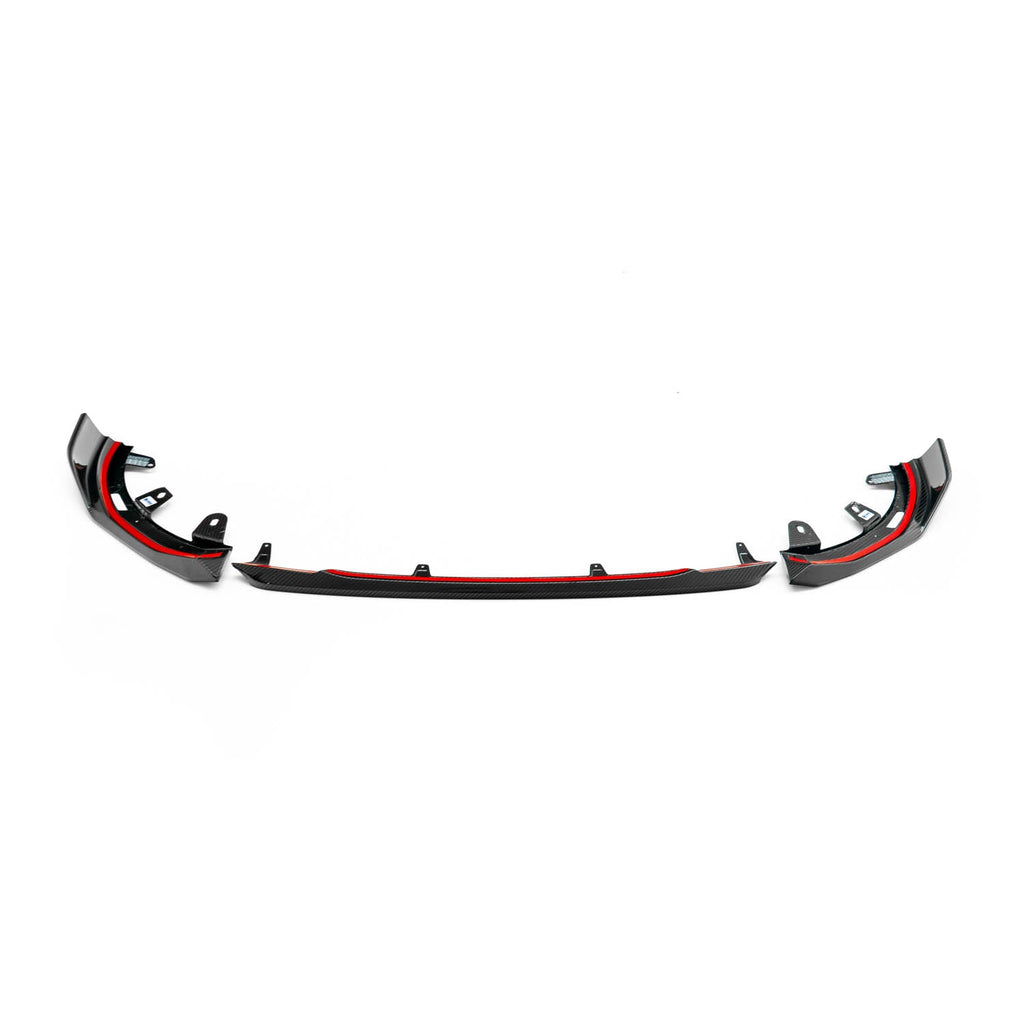 MHC+ BMW M240i Performance Style Front Splitter In Pre Preg Carbon Fibre (G42)