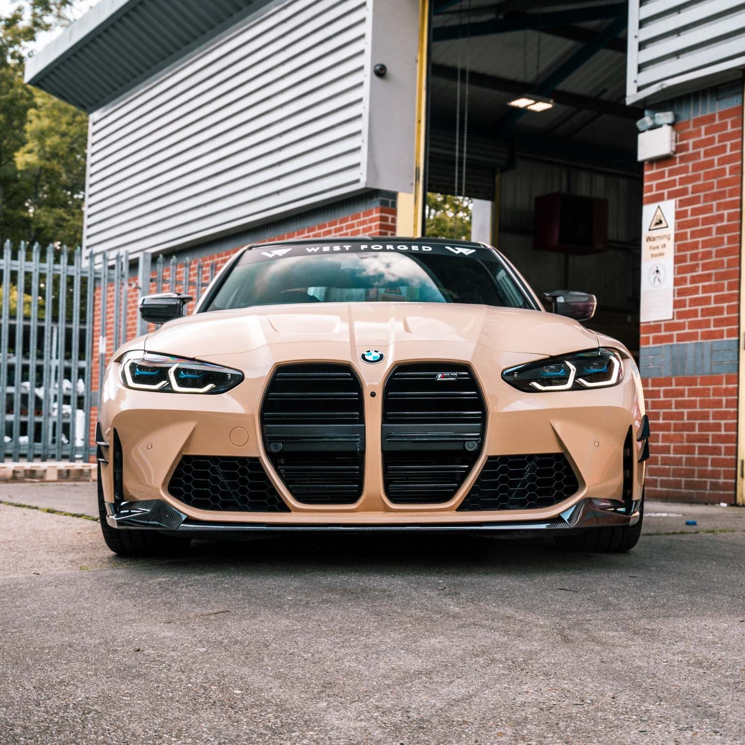 MHC+ BMW M3/M4 Performance Style Front Splitter In Pre Preg Carbon Fibre (G80/G81/G82/G83)