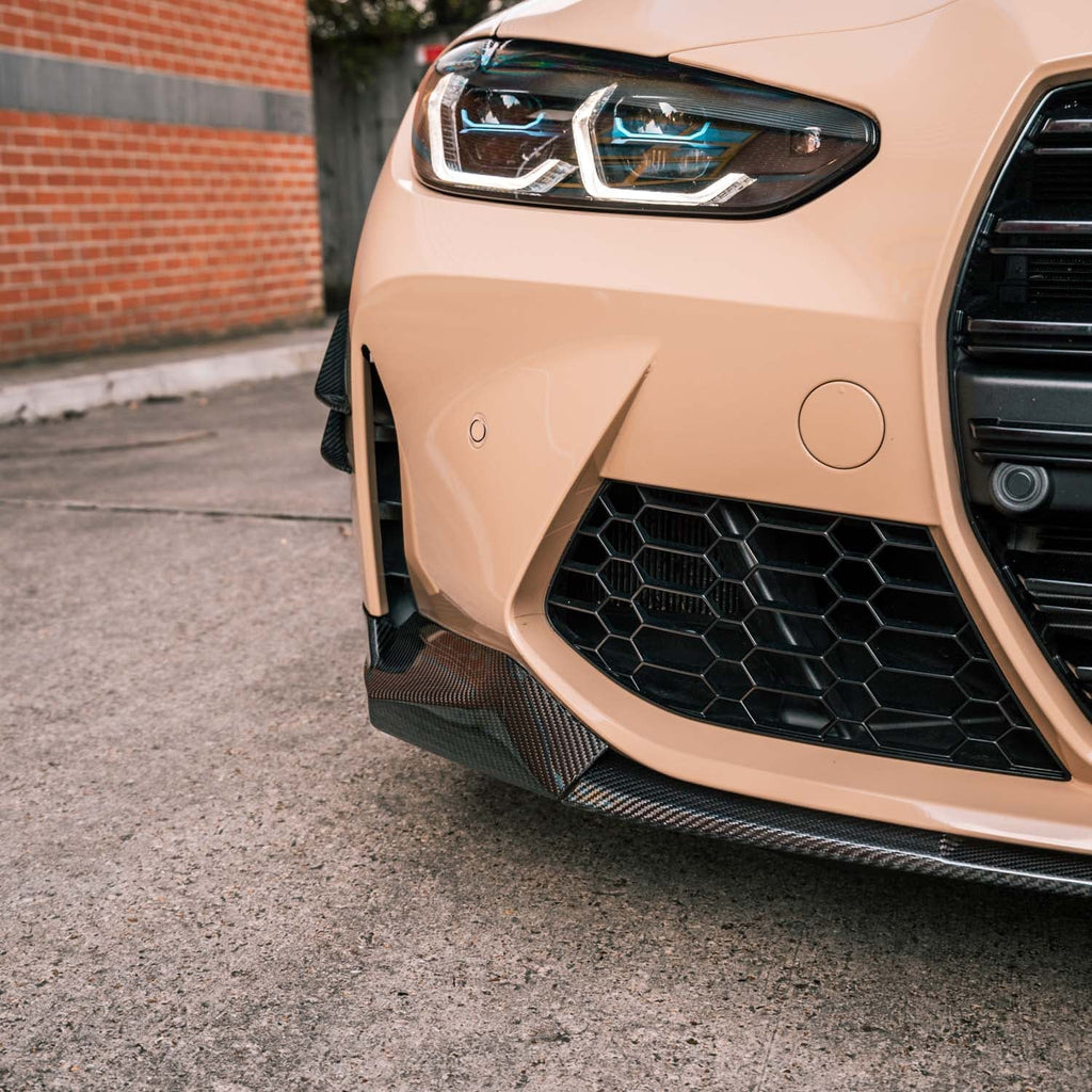 MHC+ BMW M3/M4 Performance Style Front Splitter In Pre Preg Carbon Fibre (G80/G81/G82/G83)