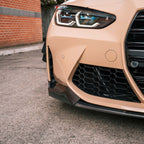 MHC+ BMW M3/M4 Performance Style Front Splitter In Pre Preg Carbon Fibre (G80/G81/G82/G83)