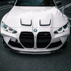 MHC+ BMW M3/M4 X Style Hood Vent Trims In Pre Preg Carbon Fibre (G80/G81/G82/G83)