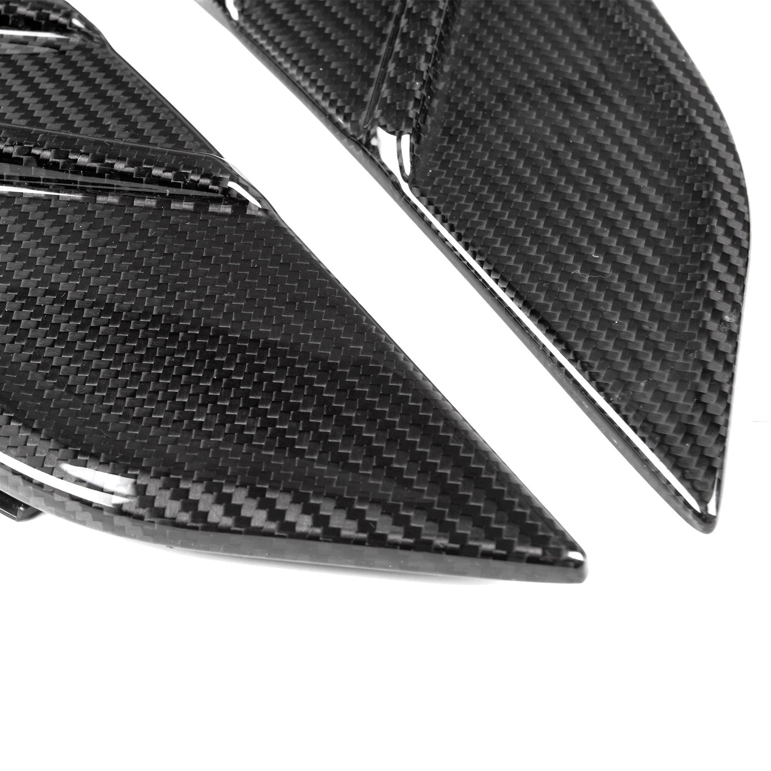 MHC+ BMW M4 Full Replacement Side Badges in Pre Preg Carbon Fibre (G82/G83)