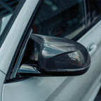 MHC+ BMW F97 X3M, F98 X4M, F95 X5M & F96 X6M Wing Mirror Covers In Pre Preg Carbon Fibre