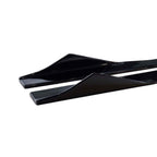 MHC Black BMW G16 8 Series Gran Coupe Aggressive Style Side Skirts In Gloss Black