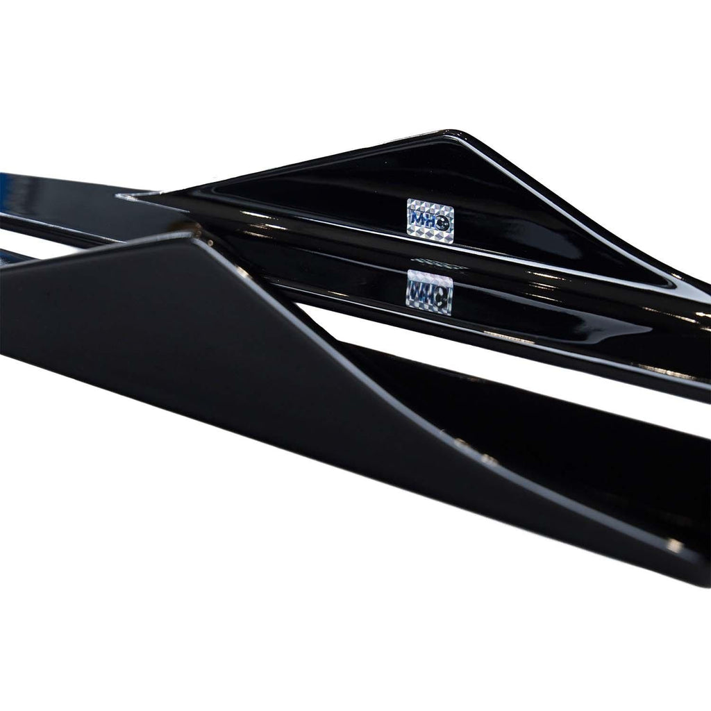 MHC Black BMW G16 8 Series Gran Coupe Aggressive Style Side Skirts In Gloss Black