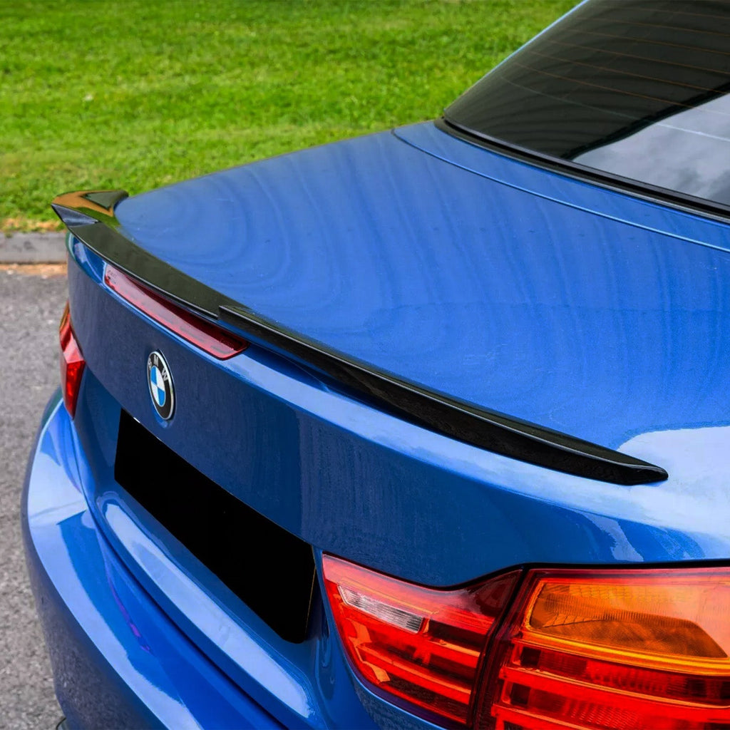 MHC Black BMW F33 4 Series Cabriolet M4 Style Rear Spoiler In Gloss Black