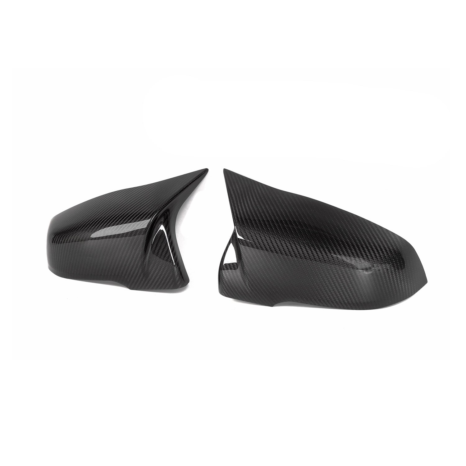 MHC+ BMW M Style Wing Mirror Covers In Pre Preg Carbon Fibre (F40/F44/G29/A90 Supra)