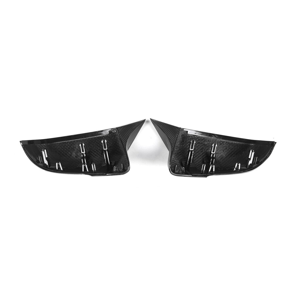 MHC+ BMW M Style Wing Mirror Covers In Pre Preg Carbon Fibre (F40/F44/G29/A90 Supra)