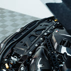 MHC+ BMW M2/M3/M4 Full Replacement Radiator Cooling Shroud Slam Panel In Pre Preg Carbon Fibre (G80/G81/G82/G83/G87)