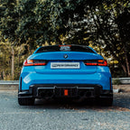 MHC+ BMW M3 SS1 Rear Side Splitters In Gloss Pre Preg Carbon Fibre (G80/G81)