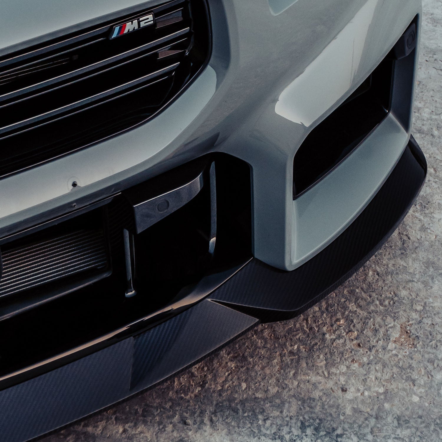 MHC+ BMW M2 G87 Edition 1 Front Splitter In Pre Preg Gloss Carbon Fibre (G87)