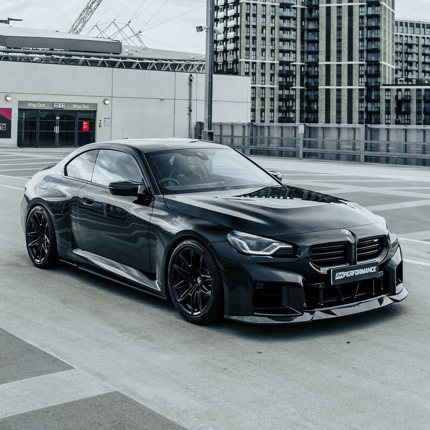 MHC+ BMW M2 G87 Edition 1 Front Splitter In Pre Preg Gloss Carbon Fibre (G87)