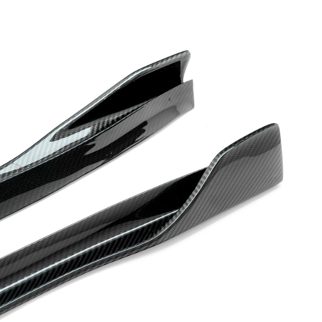 MHC+ Tesla Model 3 Side Skirts In Pre Preg Carbon Fibre