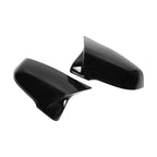 MHC Black BMW/Toyota Black M Style Wing Mirror Covers In Gloss Black (F40/F44/G29/A90)