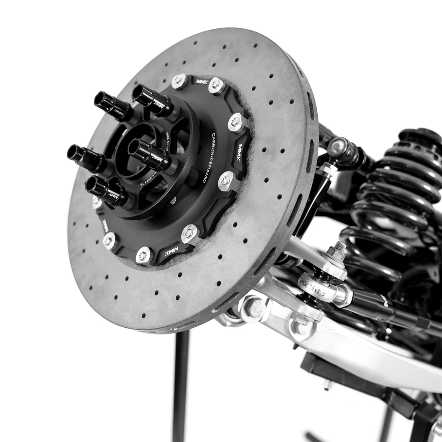 MMX BMW G8X 2-Piece 370mm x 24mm Carbon Ceramic Rear Brake Discs/Rotors (G80/G81 M3, G82/G83 M4 & G87 M2)