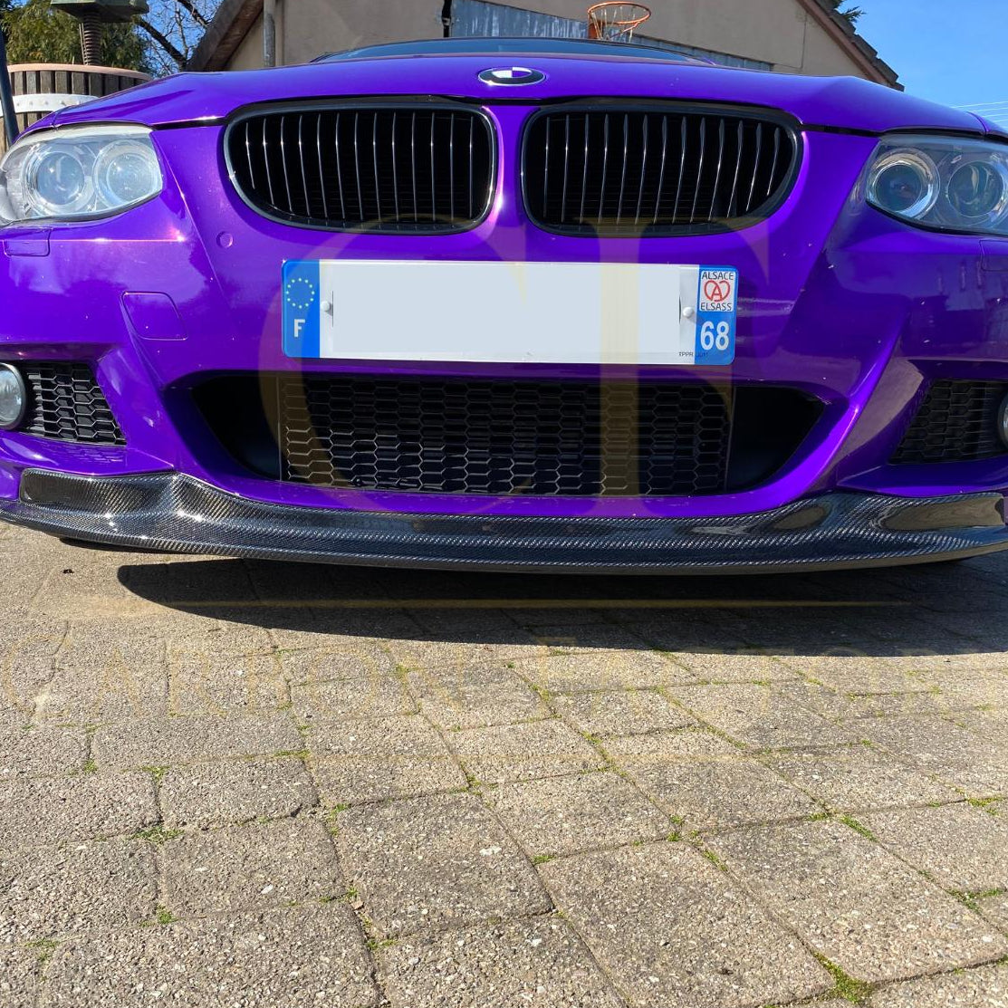 MP Style Carbon Fibre Front Splitter for BMW 3 Series E92 E93 LCI 10-13