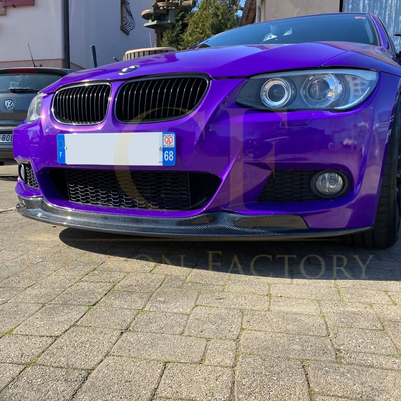 MP Style Carbon Fibre Front Splitter for BMW 3 Series E92 E93 LCI 10-13