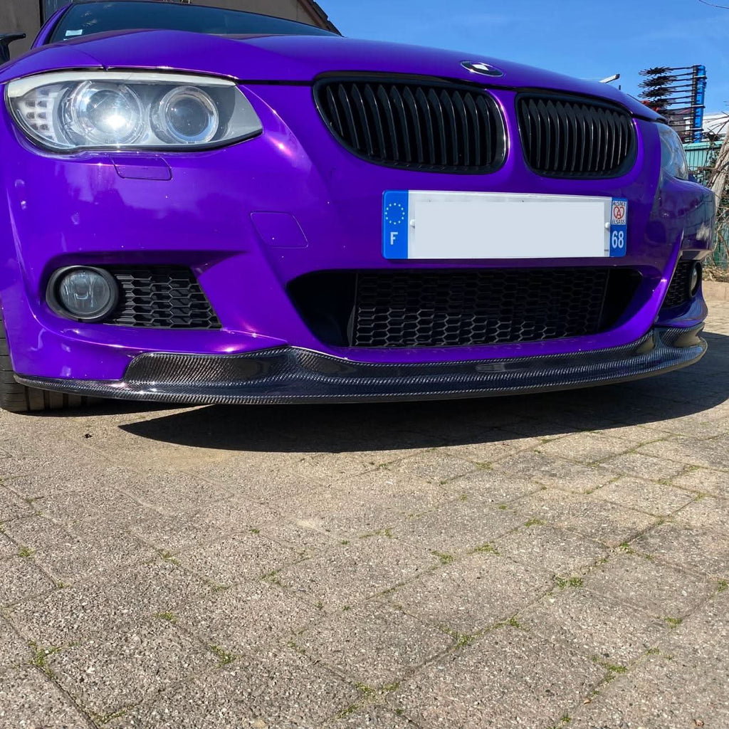 MP Style Carbon Fibre Front Splitter for BMW 3 Series E92 E93 LCI 10-13