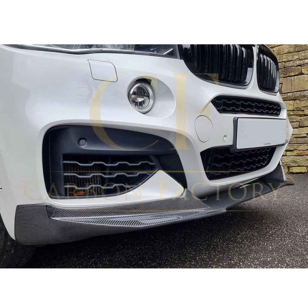 MP Style Carbon Fibre Front Splitter for BMW F16 X6 14-18