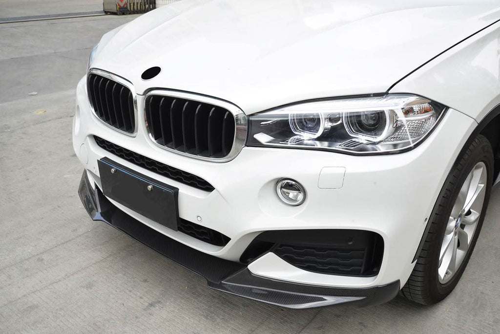 MP Style Carbon Fibre Front Splitter for BMW F16 X6 14-18