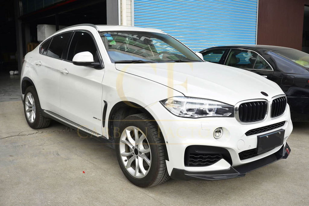MP Style Carbon Fibre Front Splitter for BMW F16 X6 14-18