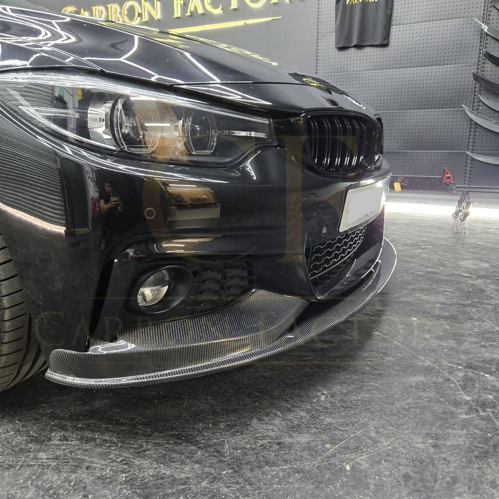 MP Style Carbon Fibre Front Splitter for BMW F32 F33 F36 4 Series 14-20