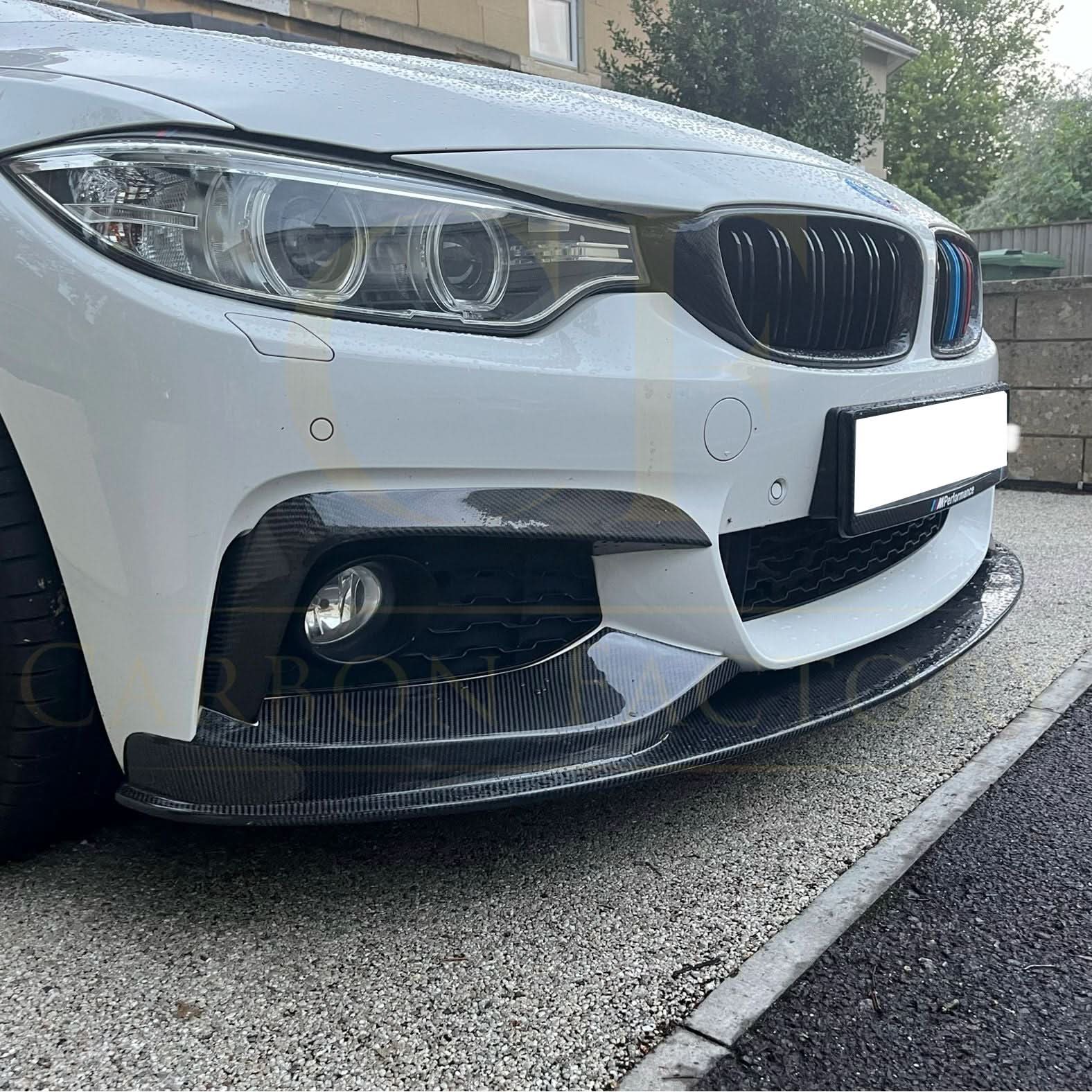 MP Style Carbon Fibre Front Splitter for BMW F32 F33 F36 4 Series 14-20