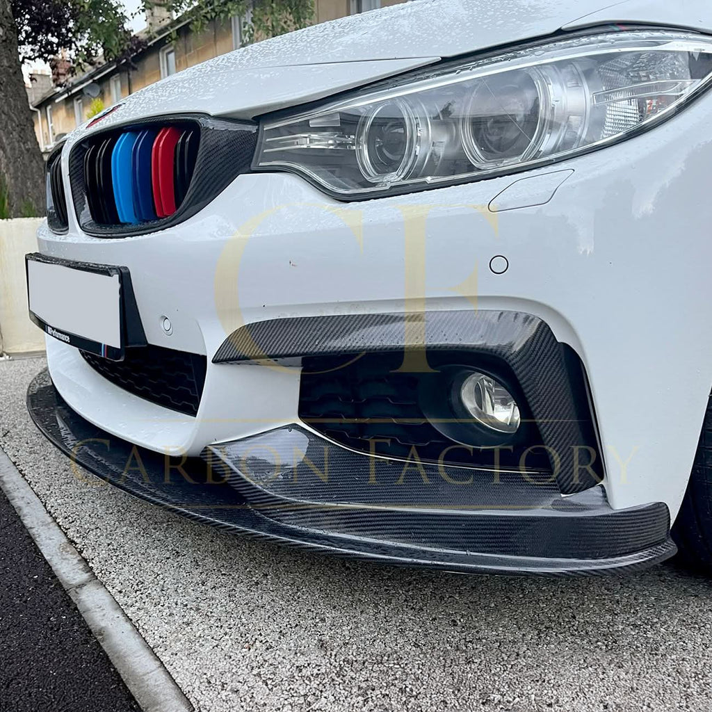 MP Style Carbon Fibre Front Splitter for BMW F32 F33 F36 4 Series 14-20