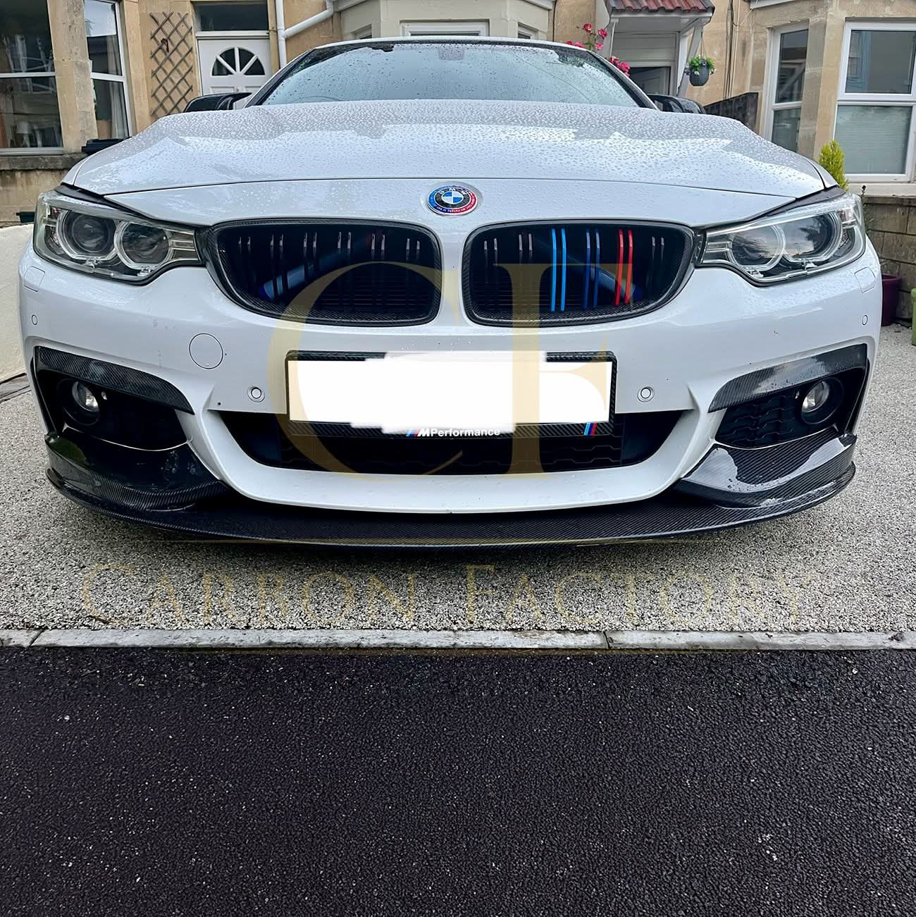 MP Style Carbon Fibre Front Splitter for BMW F32 F33 F36 4 Series 14-20
