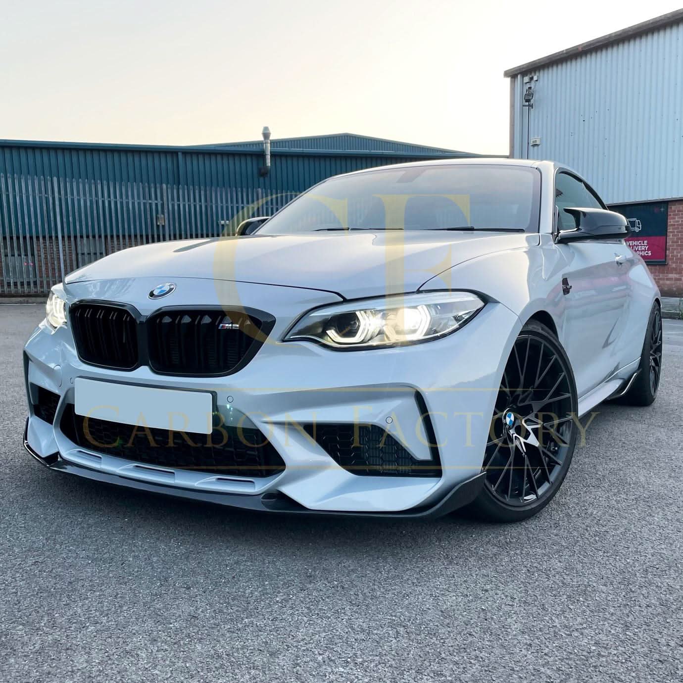 MP Style Carbon Fibre Front Splitter for BMW F87 M2C Competition 16-21