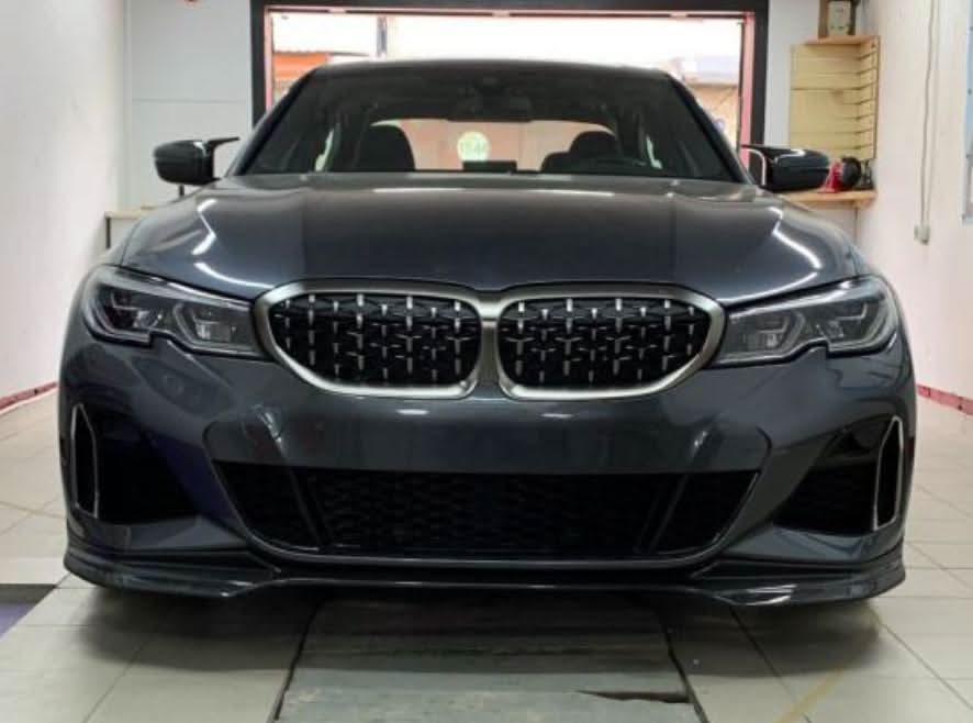 MP Style Carbon Fibre Front Splitter for BMW G20 G21 3 Series Pre-LCI M Sport 19-22