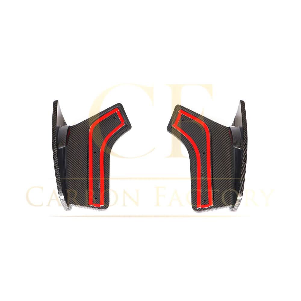 MP Style Carbon Fibre Rear Canards for BMW F15 X5 M Sport 13-18
