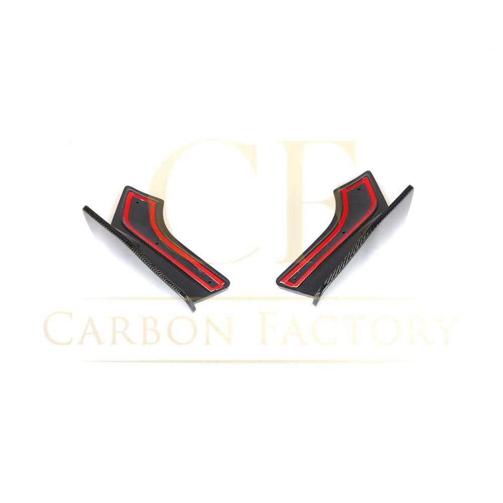 MP Style Carbon Fibre Rear Canards for BMW F15 X5 M Sport 13-18