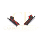 MP Style Carbon Fibre Rear Canards for BMW F15 X5 M Sport 13-18