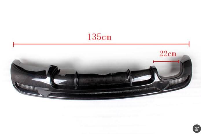 MP Style Carbon Fibre Rear Diffuser Twin Exhaust for BMW E82 E88 1 Series 04-13