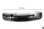 MP Style Carbon Fibre Rear Diffuser Twin Exhaust for BMW E82 E88 1 Series 04-13