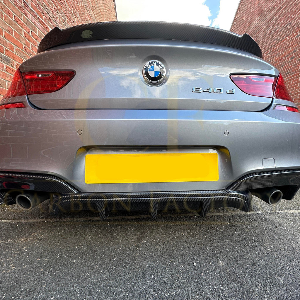 MP Style Carbon Fibre Rear Diffuser for BMW F06 F12 F13 6 Series 12-16