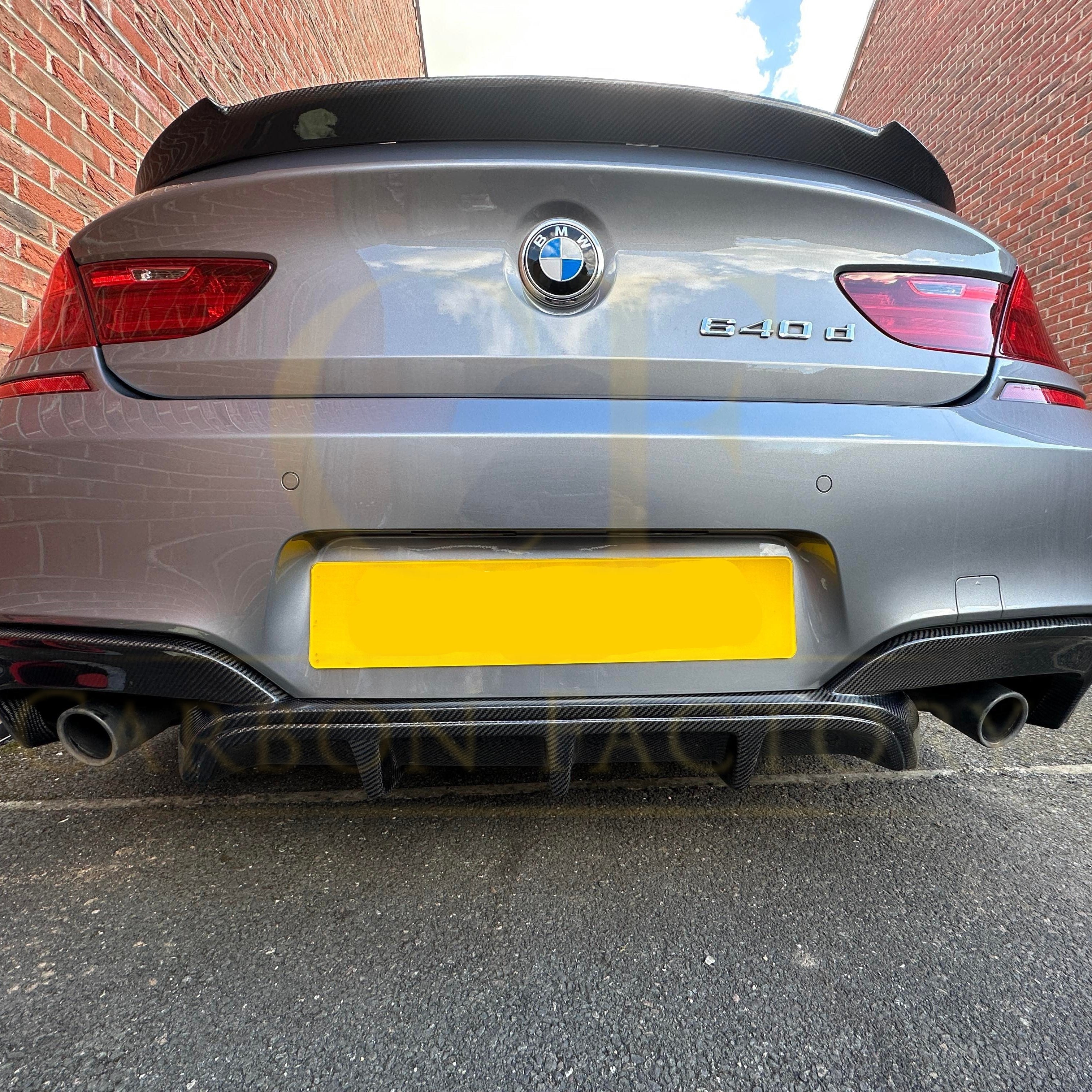 MP Style Carbon Fibre Rear Diffuser for BMW F06 F12 F13 6 Series 12-16